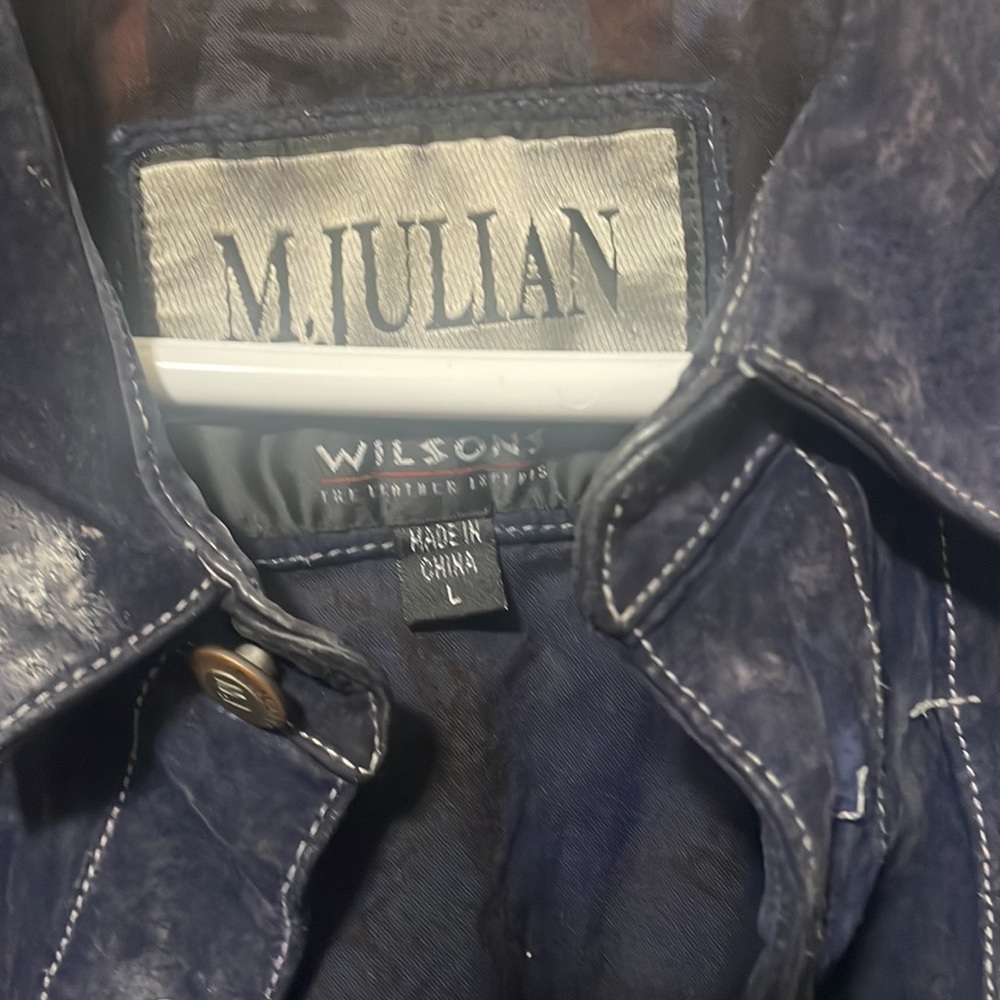 Blue Suede Jacket - Picture 2 of 2